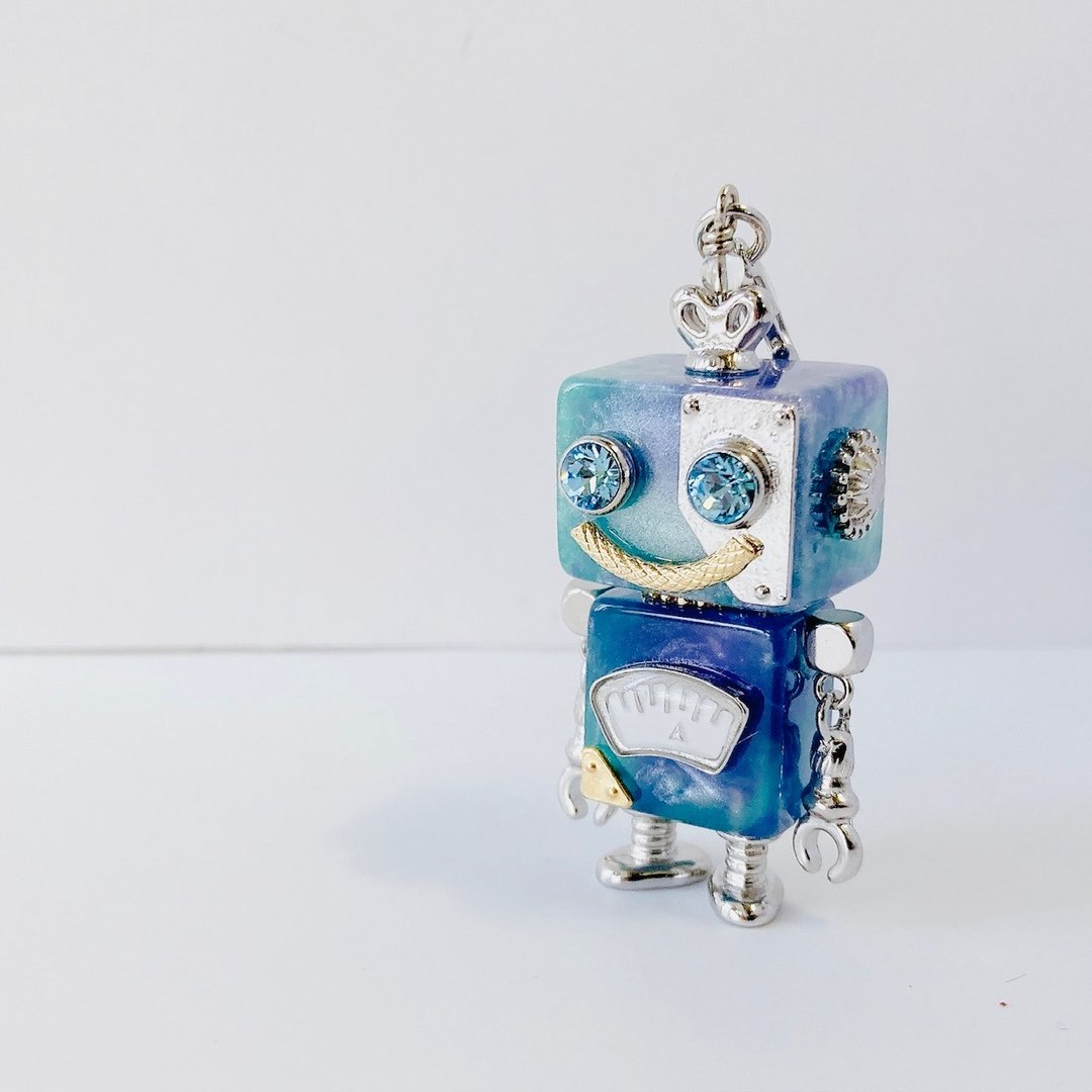 【Robot Accessories】机器人吊饰 125 - 项链 - 塑料 蓝色