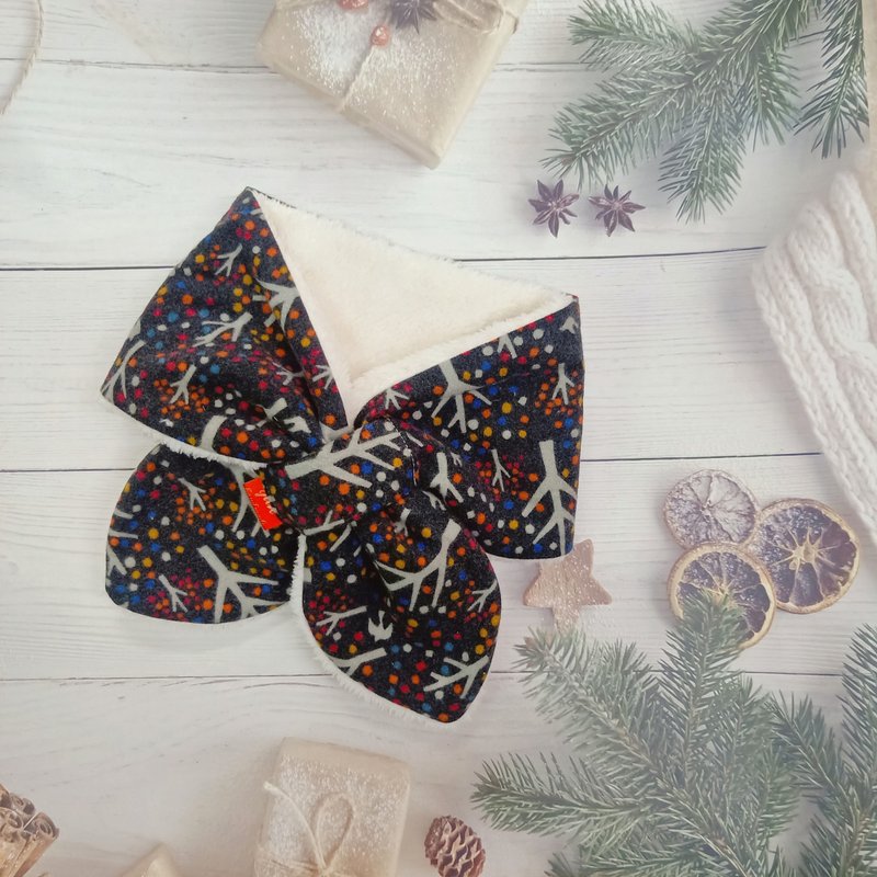 手作围脖/进口磨毛布 - 围巾/披肩 - 棉．麻 