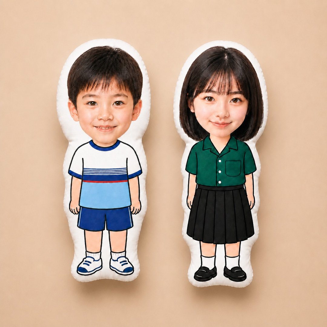 【定制】超可爱 客制化制服 插画抱枕     毕业礼物 - 枕头/抱枕 - 其他材质 