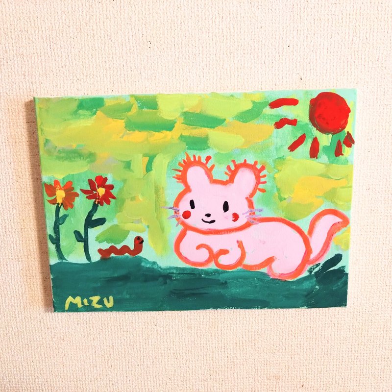 绘画，独特的动物与昆虫交谈 - 海报/装饰画/版画 - 其他材质 