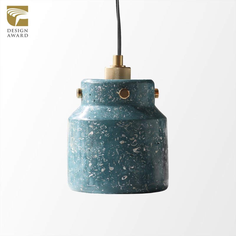 复古·磨石计划·霓霓吊灯-S│Good Form - 灯具/灯饰 - 水泥 绿色