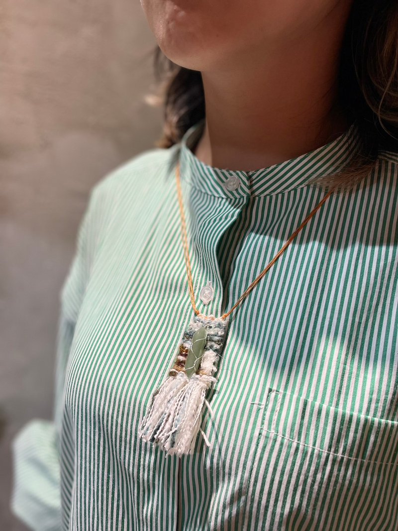 实体 | 台北 |生命水晶颈饰 梭织体验 | Fabric Necklace Weaving - 编织/羊毛毡/布艺 - 棉．麻 