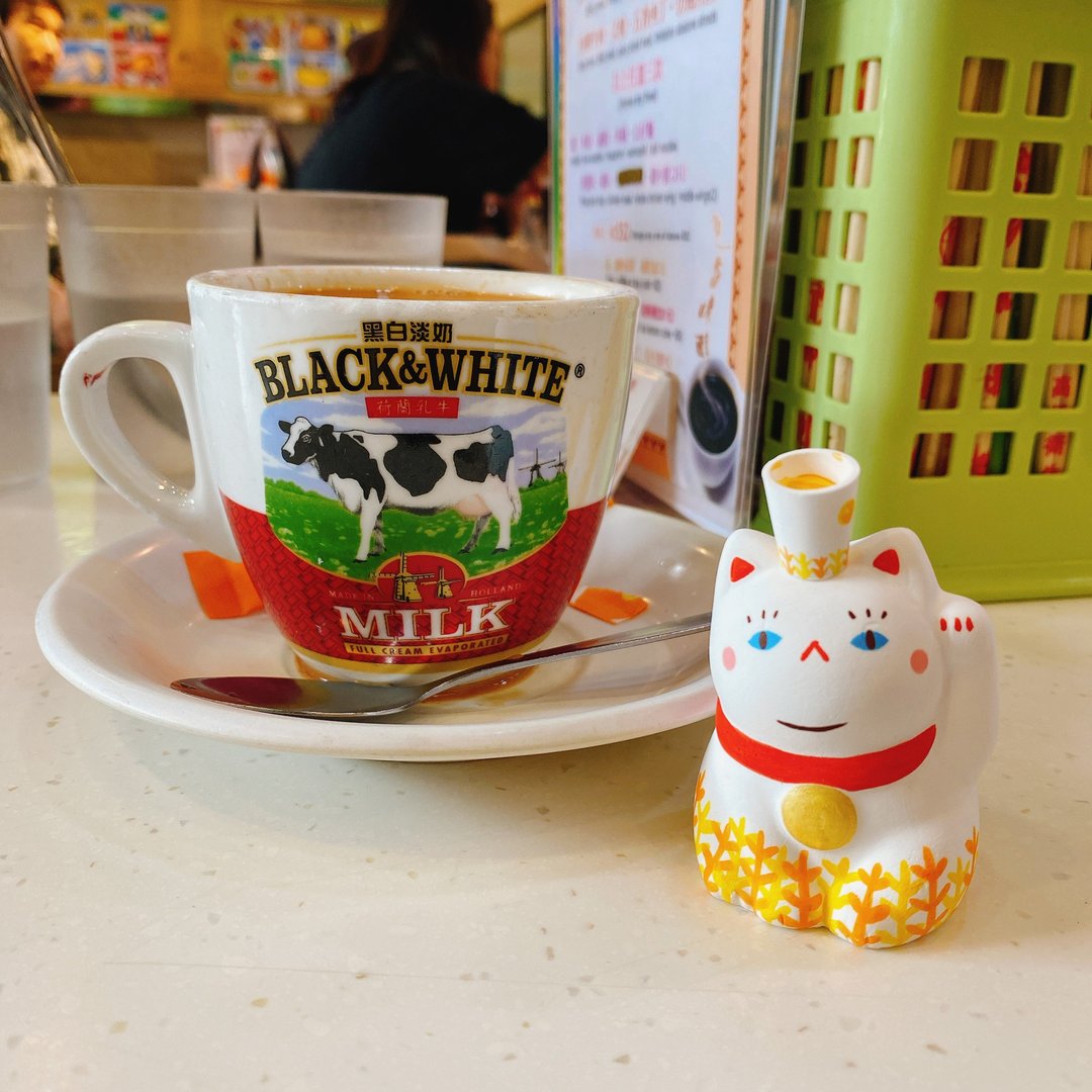 扩香石 | 香港系列 | 奶茶杯招财猫 - 香薰/精油/线香 - 其他材质 