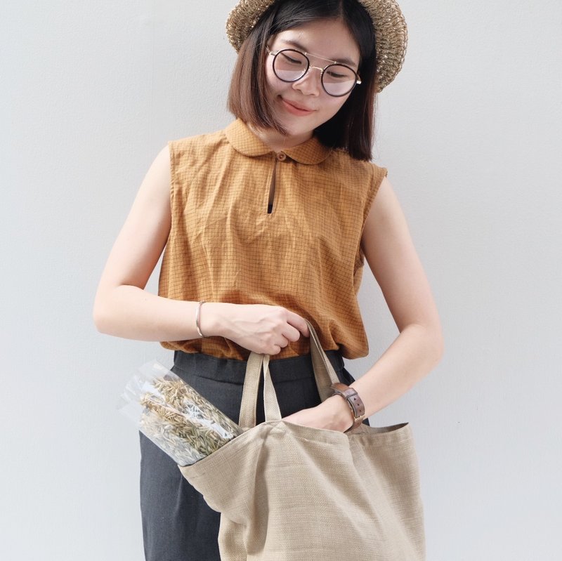 Hallow shirt - 女装上衣 - 其他材质 橘色