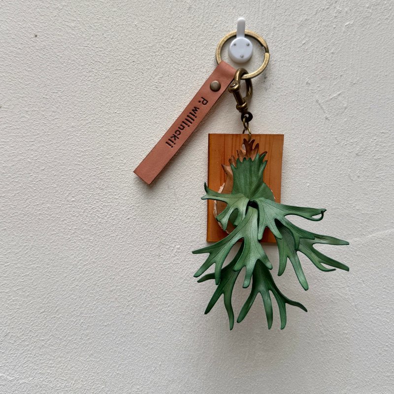 爪哇鹿角蕨_皮革吊饰 / 送礼 - 吊饰 - 真皮 