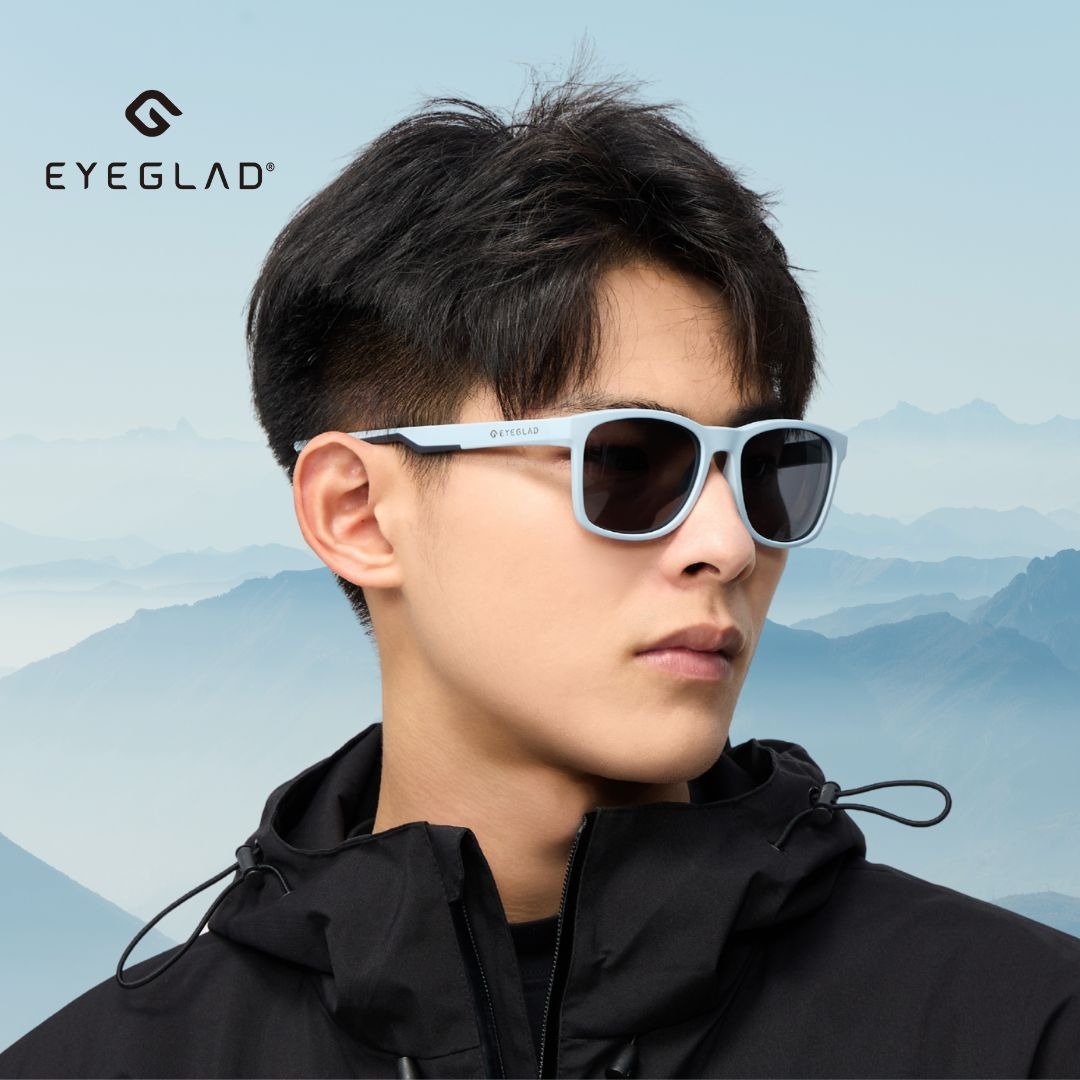 SunWave 休闲偏光太阳眼镜 | UV400 砂岩蓝 - 自行车/周边 - 塑料 