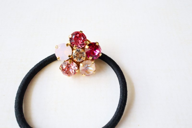 施华洛世奇 樱花发饰 - 发饰 - 玻璃 粉红色