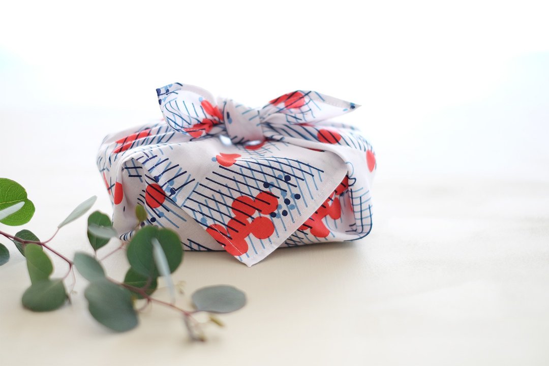 Handkerchief / Lunch Box Basket Red - 手帕/方巾 - 棉 