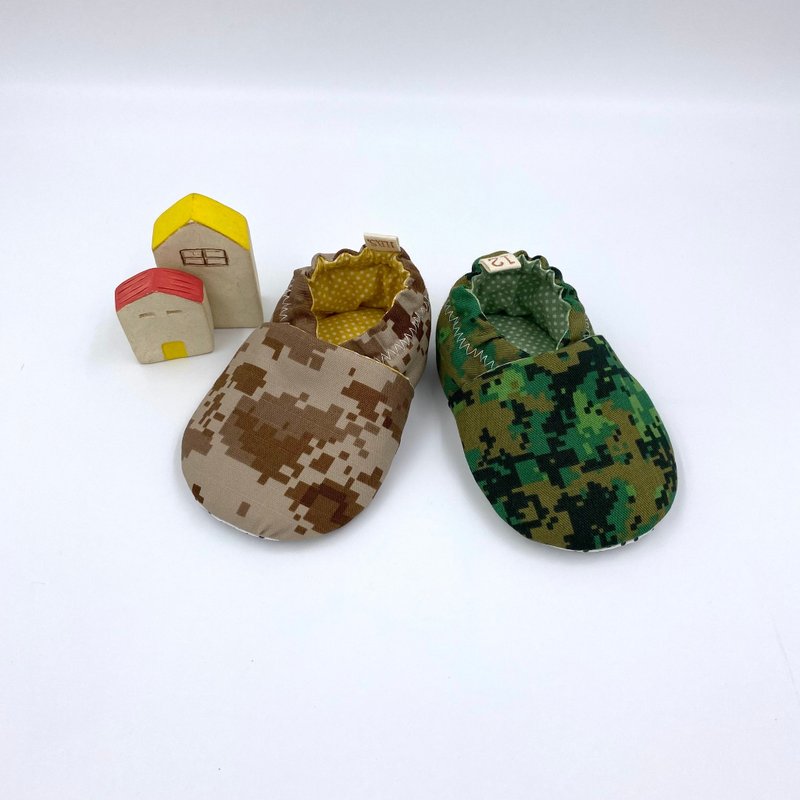 数位迷彩-初步鞋/成长鞋/漫步鞋 - 婴儿鞋 - 棉．麻 多色