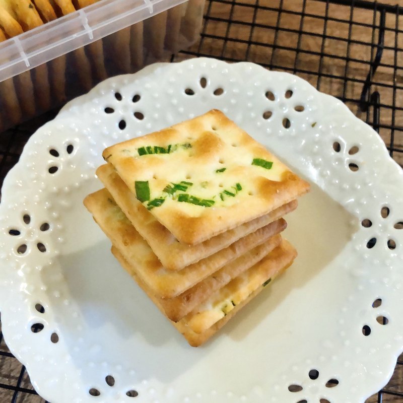 【伊甸台中迦南园】热销! 手工牛轧饼(原味/葱花)2盒 - 零食/点心 - 其他材质 透明