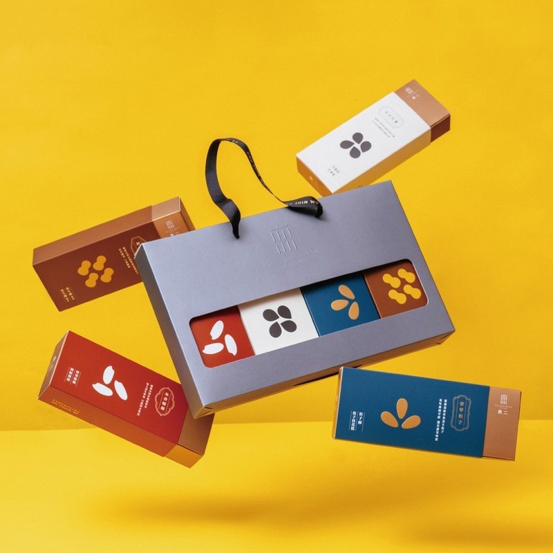 【无二】点心四重奏礼盒 390g - 零食/点心 - 新鲜食材 多色