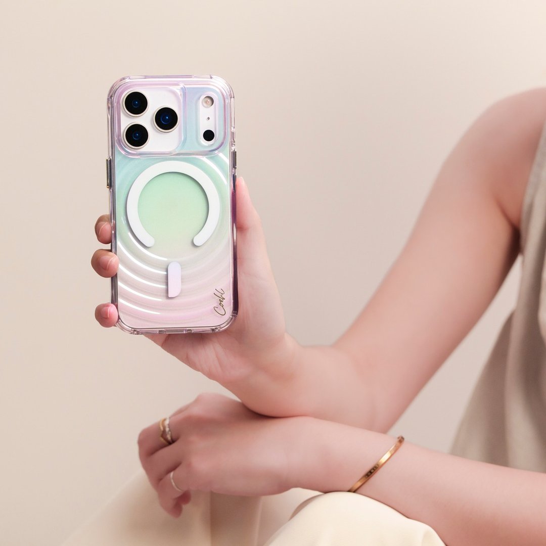 UNIQ  iPhone 17系列 Coehl Vela 水波纹磁吸保护壳-炫彩 - 手机壳/手机套 - 其他材质 多色