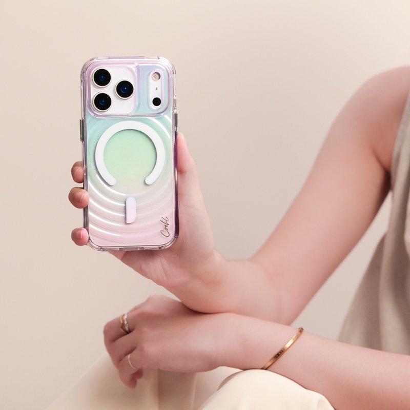 UNIQ  iPhone 17系列 Coehl Vela 水波纹磁吸保护壳-炫彩 - 手机壳/手机套 - 其他材质 多色
