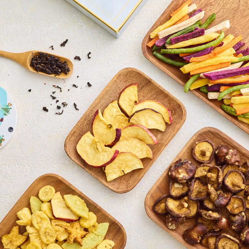 【包邮组】综合天然蔬果脆片-10入/箱 口味任选 - 水果干 - 新鲜食材 