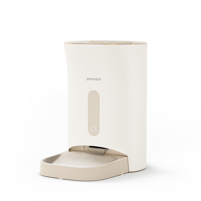 PETWANT派旺 自动宠物喂食器(2023升级版 奶茶色) F11-L - 碗/碗架 - 其他材质 卡其色