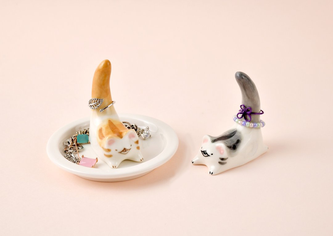 ZZick 戒指架 - 戒指、饰品收纳、饰品展示摆饰 - 其他 - 陶 