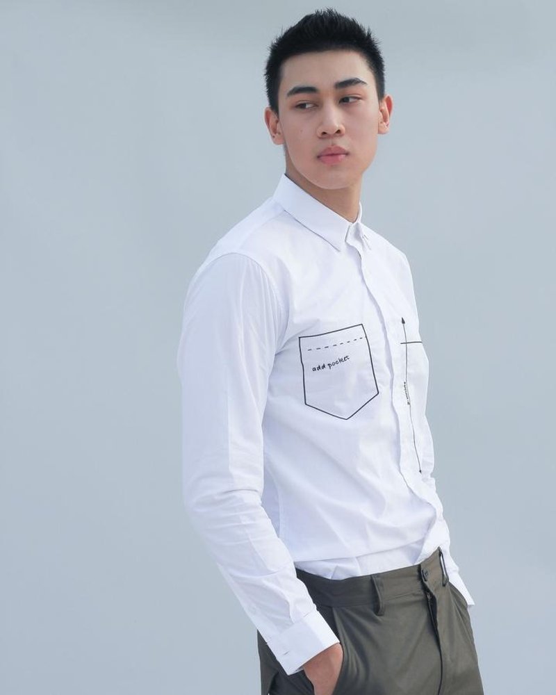 Drafting 衬衫 - 男装衬衫 - 棉．麻 白色