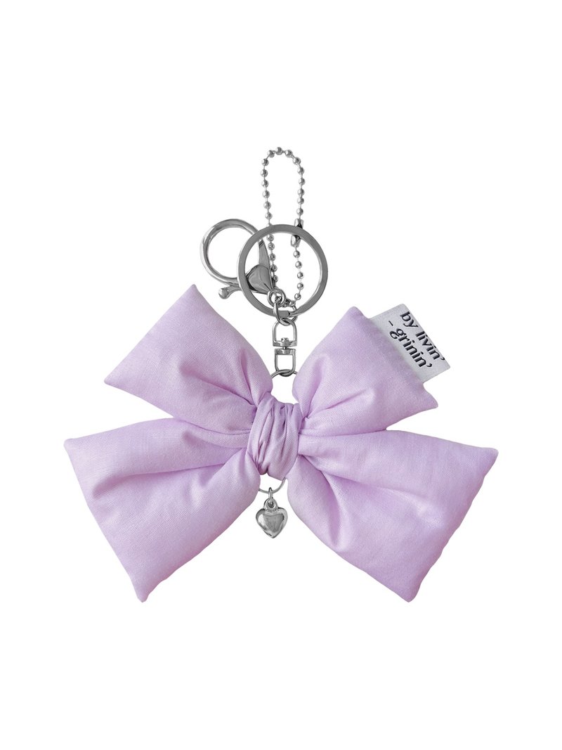 双丝带钥匙圈_紫罗兰色 - 钥匙链/钥匙包 - 其他人造纤维 紫色