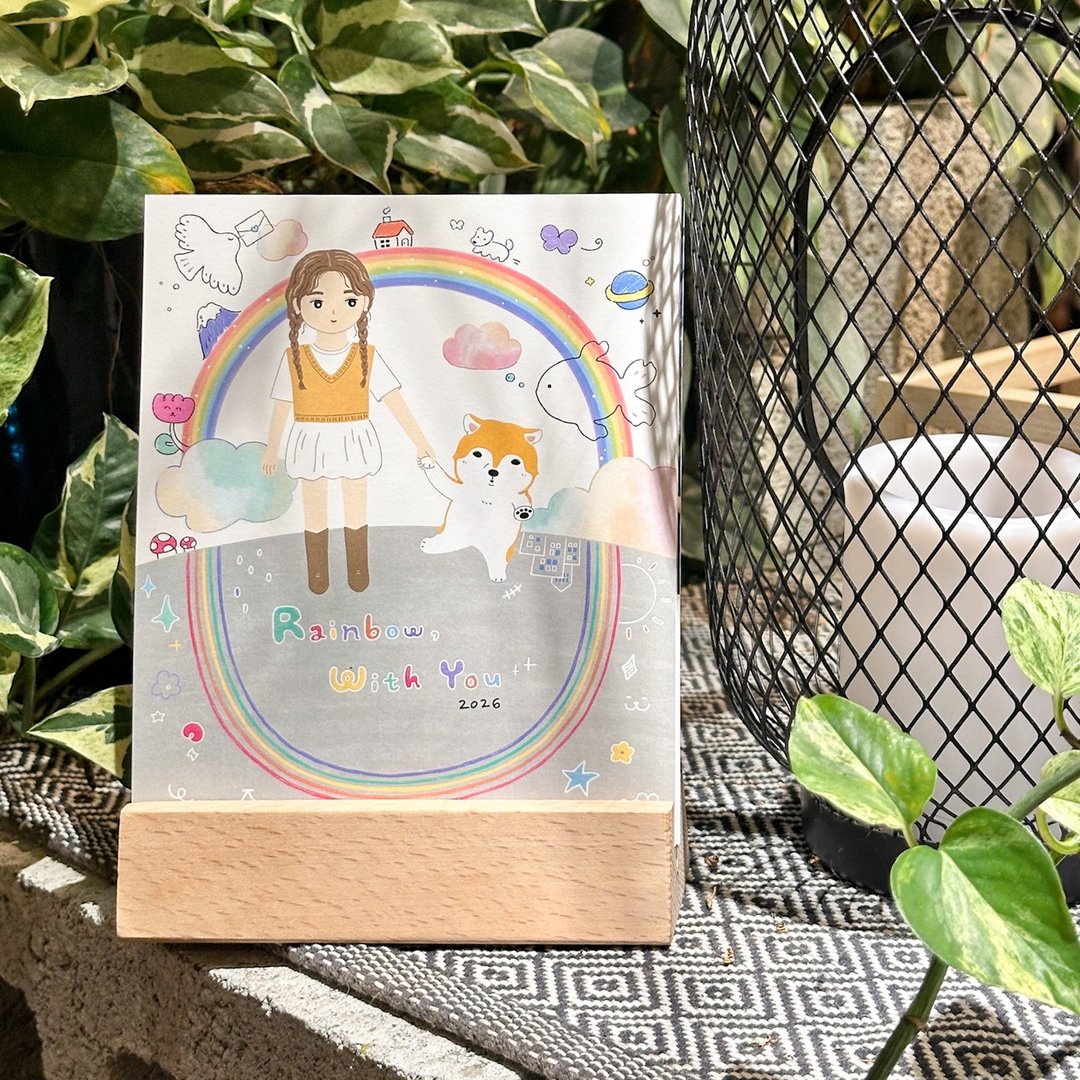 2026桌历 Rainbow With You - 年历/台历 - 纸 多色
