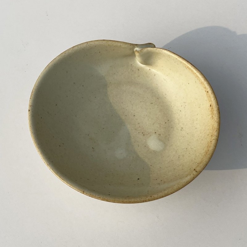 造型盘 | 前菜碟 | 扇贝形 | 白釉 青瓷 彩石点釉 - 盘子/餐盘/盘架 - 陶 