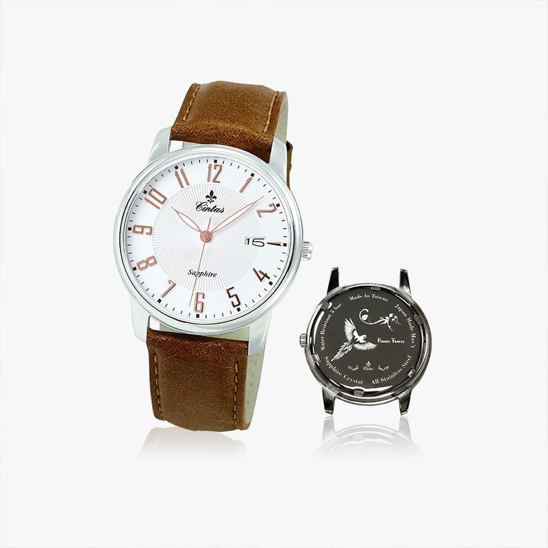 【Cintas Watch】37.5 mm 8206 MS 钢色(底盖设计订制) - 男表/中性表 - 不锈钢 