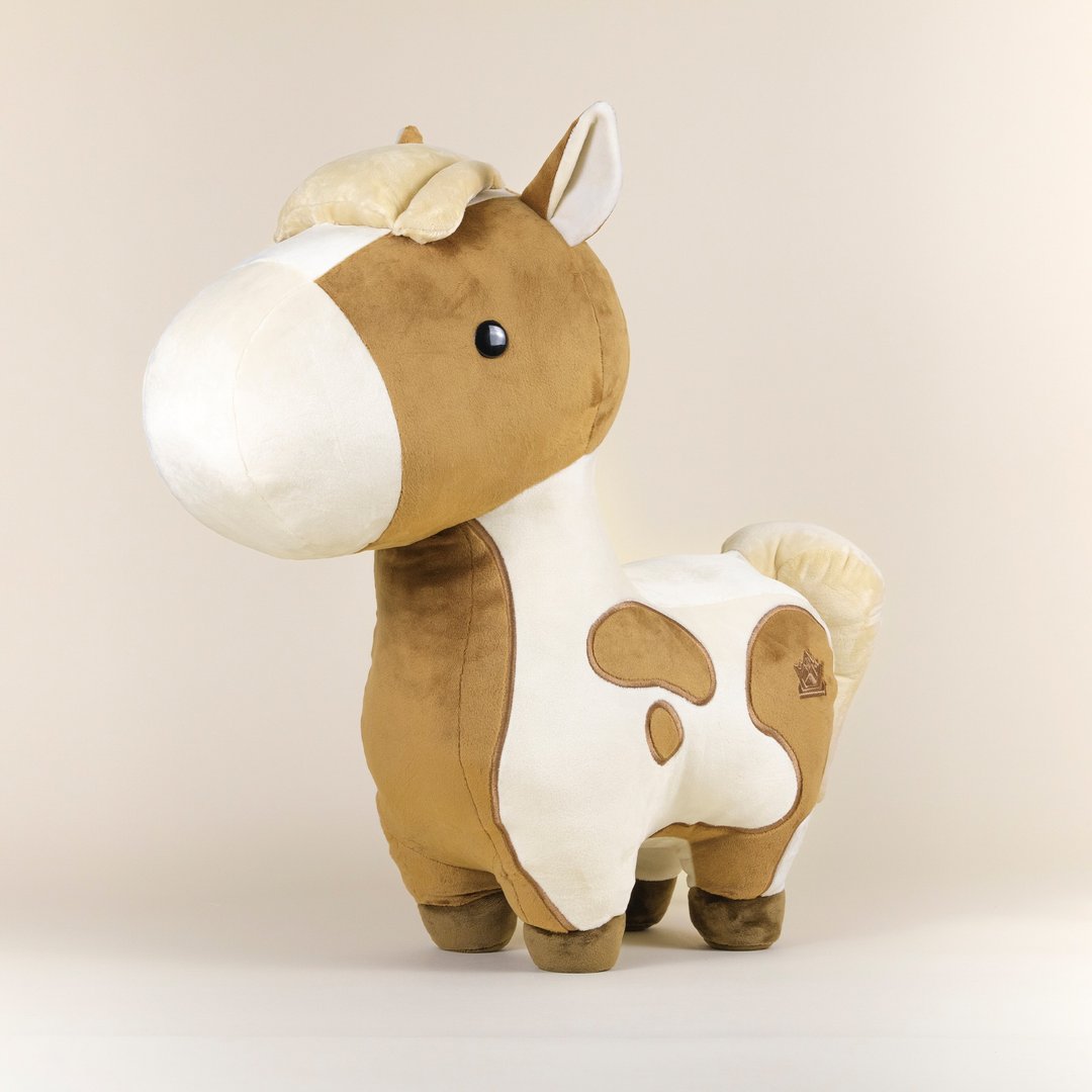 Jumbo Bellzi | Pinto Horse 特大花斑马玩偶 - 玩偶/公仔 - 其他人造纤维 金色