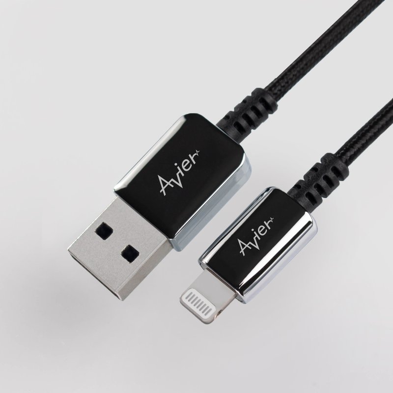 Avier CLASSIC Lightning 编织高速充电传输线 银 / 多尺寸 - 手机充电及周边 - 其他材质 
