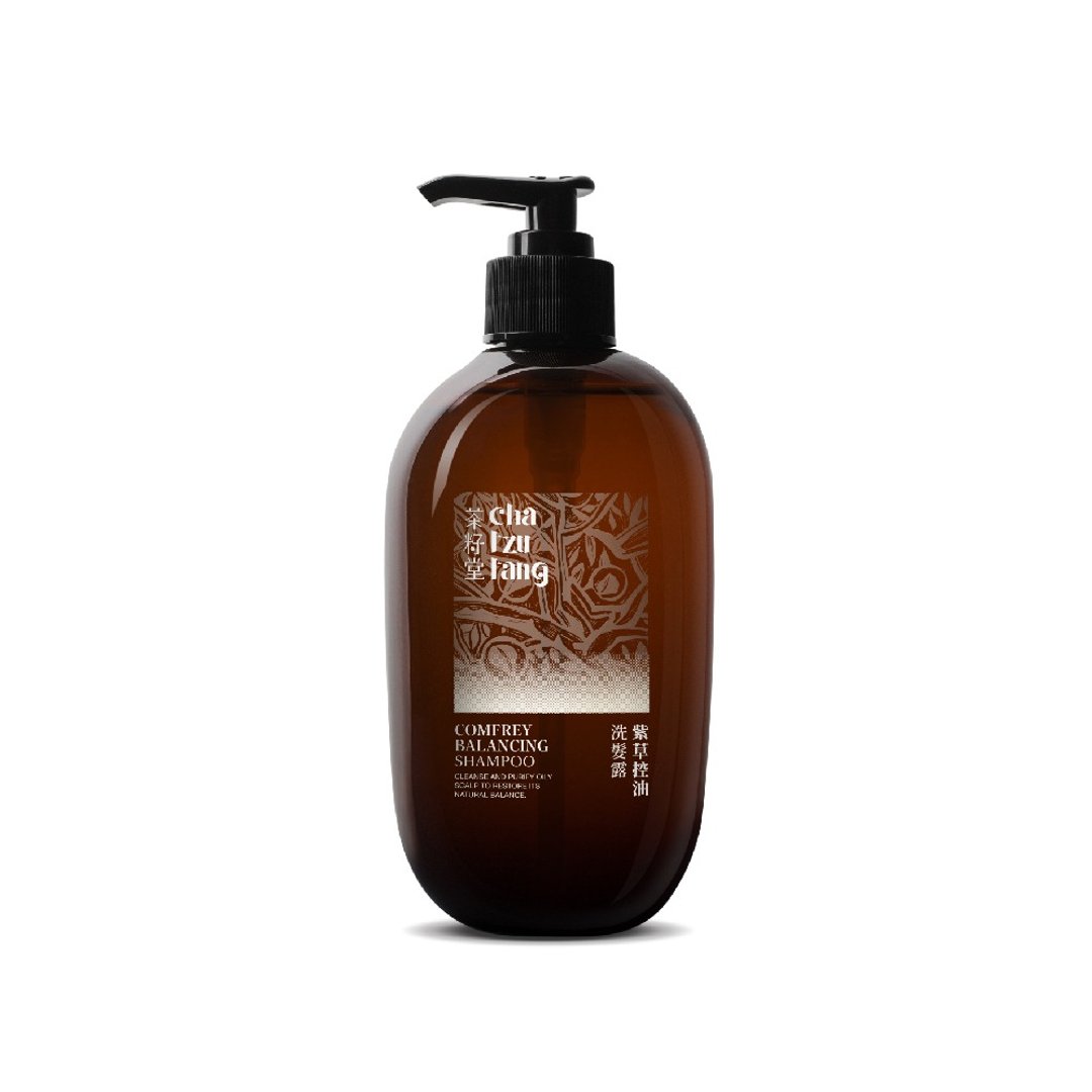 茶籽堂 紫草控油洗发露500mL【油性、易出油头皮适用】 - 洗发用品 - 植物．花 