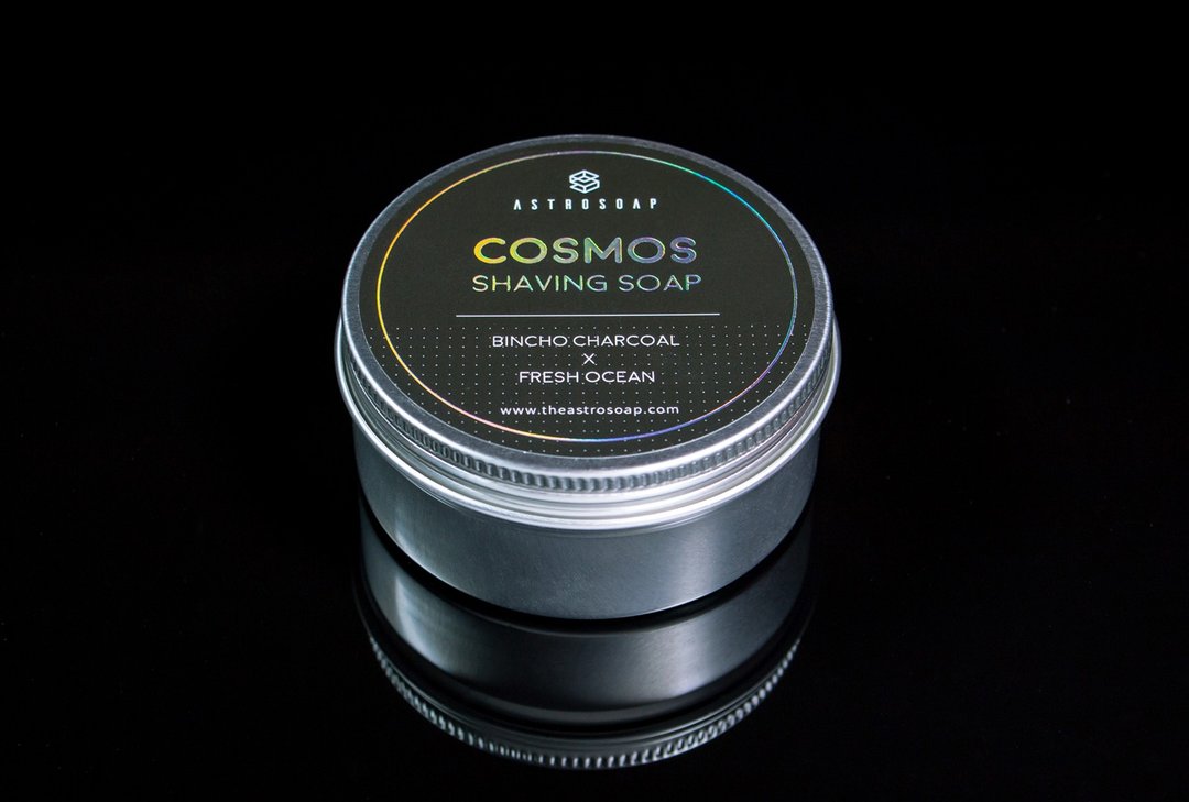 宇宙刮胡洗脸皂 - 备长炭×清新海洋调 - 脸部清洁/卸妆用品 - 其他材质 黑色