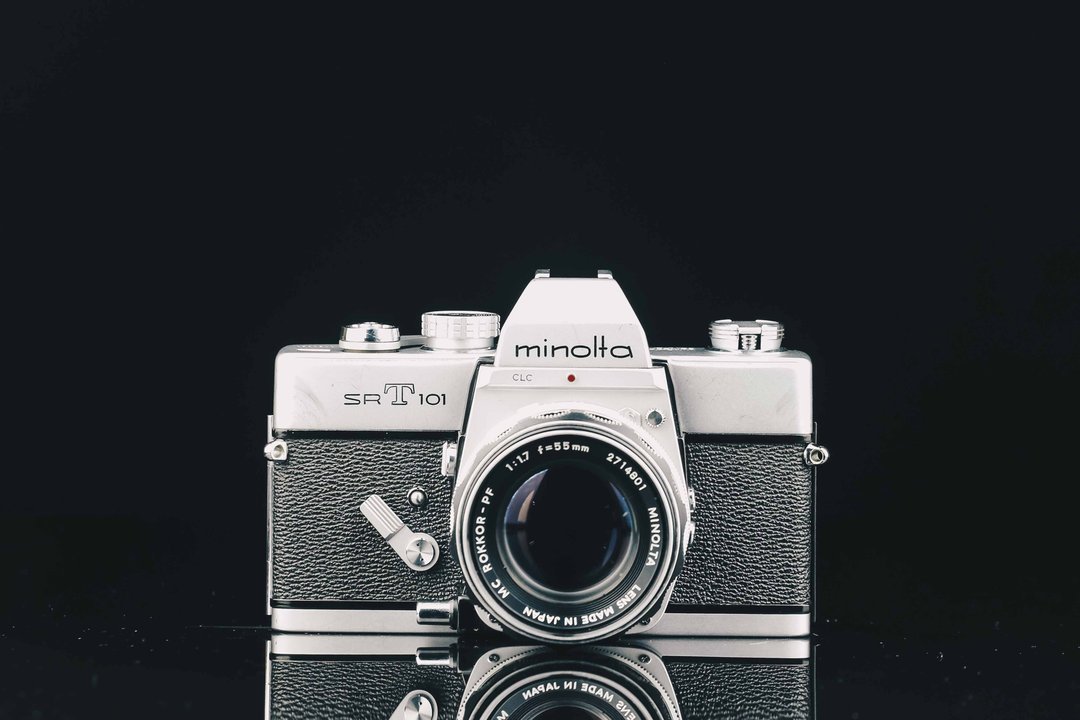 MINOLTA SRT 101+MINOLTA  55mm F=1.7 #1731 #135底片相机 - 相机 - 其他金属 