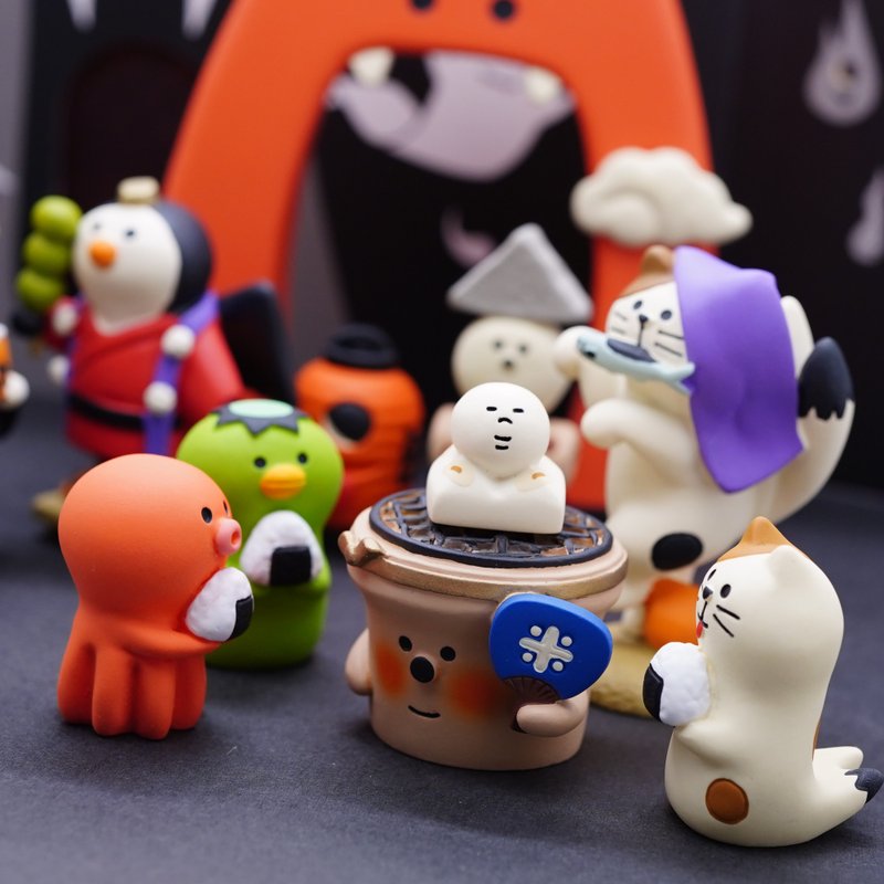 日本Decole Concombre - 精灵妖怪系列 - 摆饰 - 树脂 多色