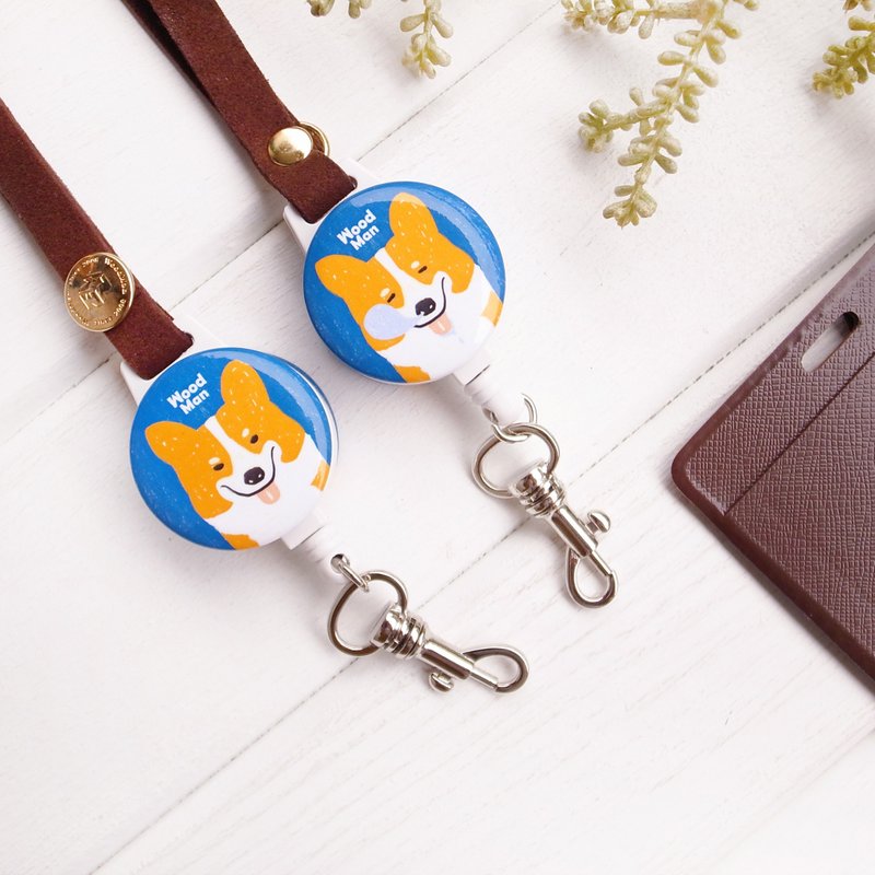 柯基杜估,伸缩票卡夹 - 证件套/卡套 - 塑料 蓝色