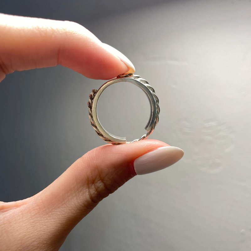 桃园金工体验【完整的圆 - 999纯银】戒指 DIY 手作婚戒 单只 - 金工/饰品 - 纯银 