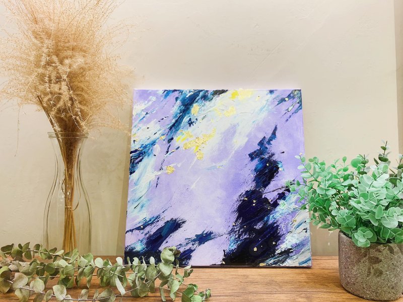 金箔抽象画创作 - 插画/绘画/写字 - 颜料 