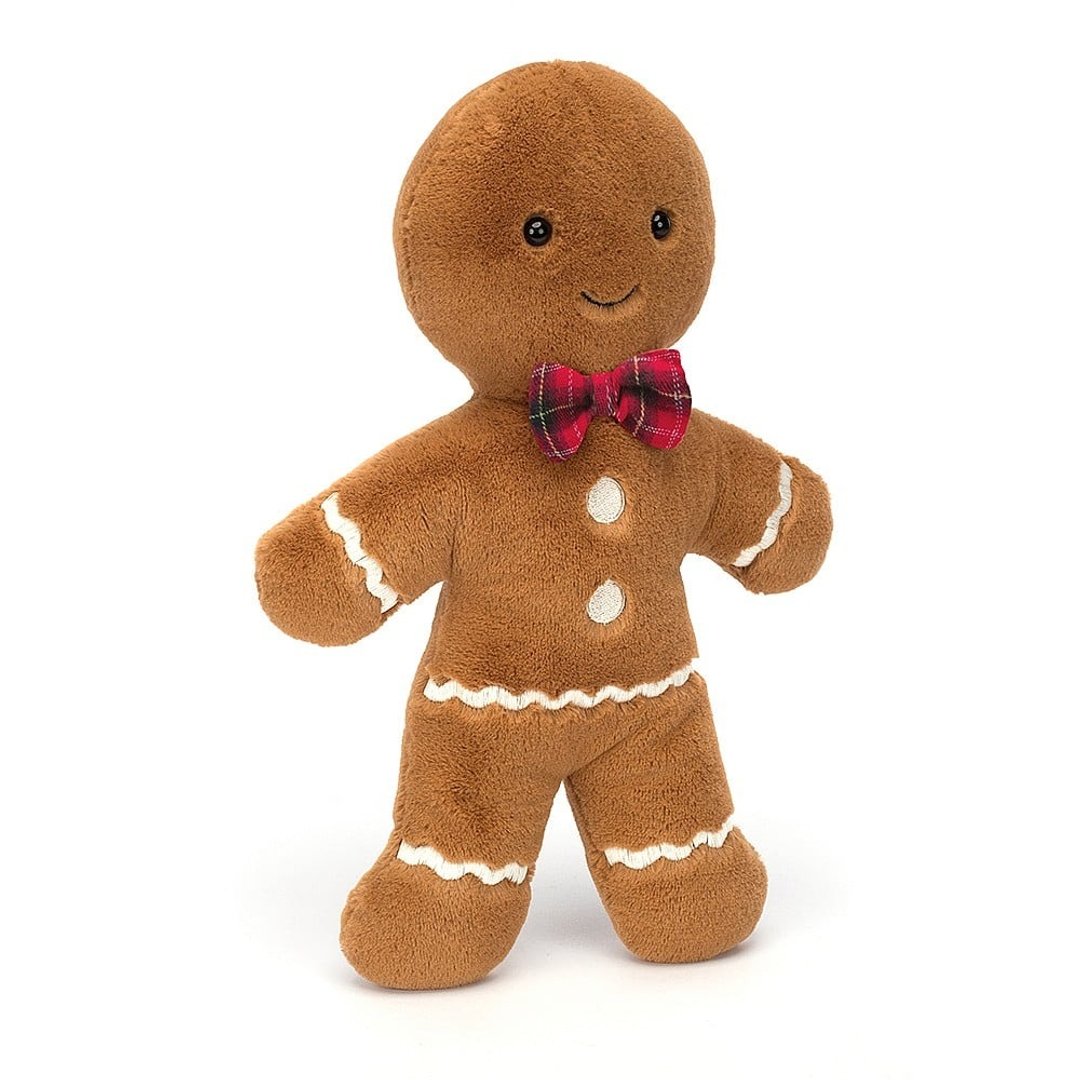 Jolly Gingerbread Fred 姜饼人 19厘米 - 玩偶/公仔 - 聚酯纤维 咖啡色