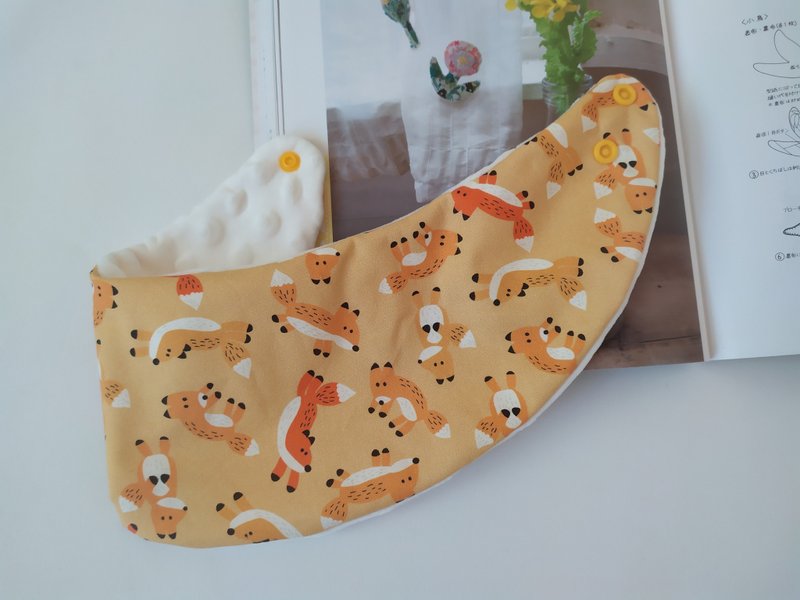 【5日内出货】狐狸  脖围 围脖 保暖围巾  宝宝脖围 大人围脖 - 围嘴/口水巾 - 棉．麻 多色