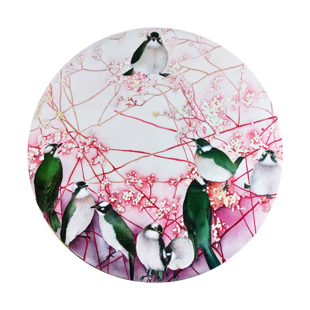 回__彩墨/手绘/43.5cm - 海报/装饰画/版画 - 纸 紫色