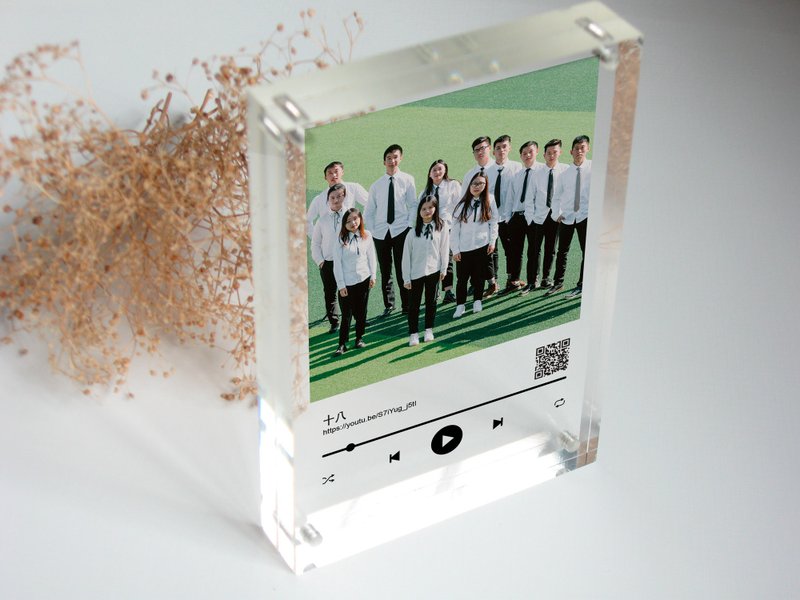 定制化照片 毕业礼物 Spotify播放音乐歌曲音频画 亚克力摆饰 - 摆饰 - 压克力 