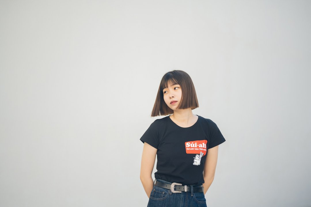 十项管见红色图款 T-shirt 黑色女款 - 女装 T 恤 - 棉 黑色