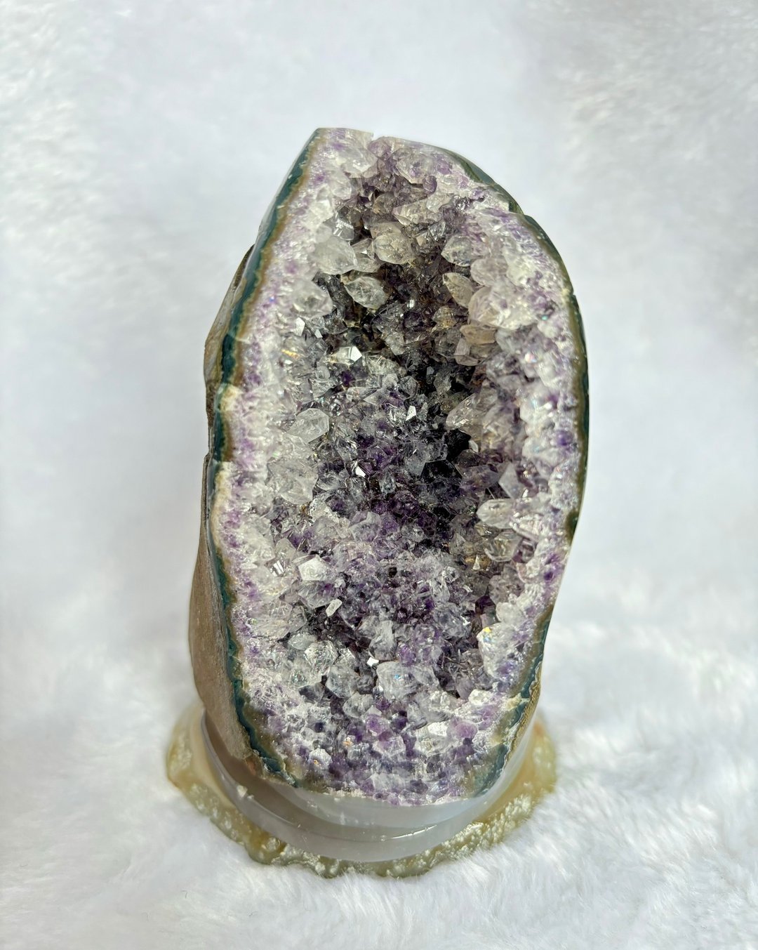 *闪牙窝窝* 天然 紫彩晶 Natural crystal 摆件 - 摆饰 - 水晶 紫色