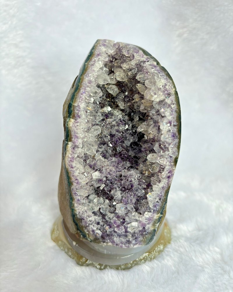 *闪牙窝窝* 天然 紫彩晶 Natural crystal 摆件 - 摆饰 - 水晶 紫色