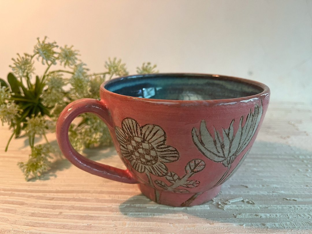 粉。花漾世界汤碗麦片碗_陶瓷餐碗 - 碗 - 陶 粉红色