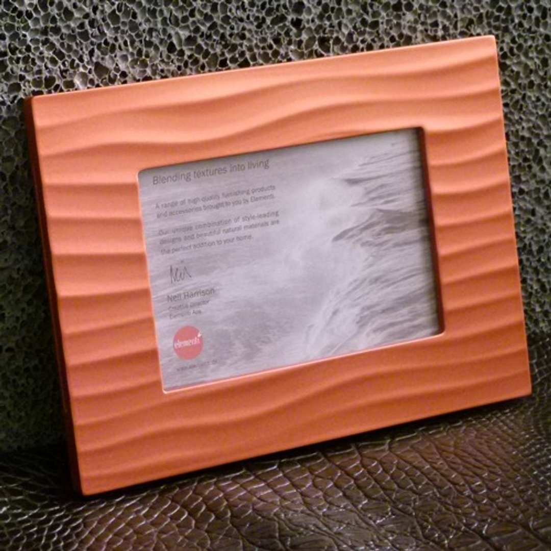 Odda Photo Frame for 4x6 (10 x 15cm)顶级工艺相框 - 8P241-050 - 画框/相框 - 木头 橘色