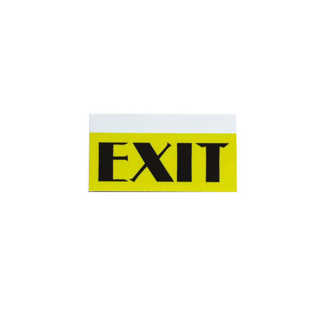 ( EXIT ) Li-good - 防水贴纸、行李箱贴纸 NO.27 - 贴纸 - 纸 黄色