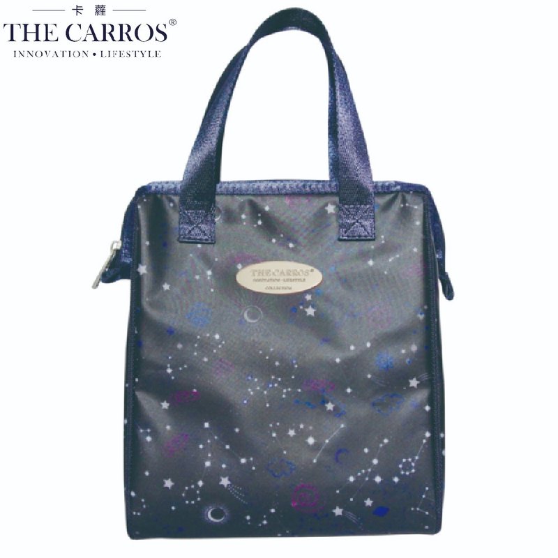 The carros 卡萝 保温保冷餐袋(M)星空 便当袋 - 便当盒/饭盒 - 防水材质 蓝色