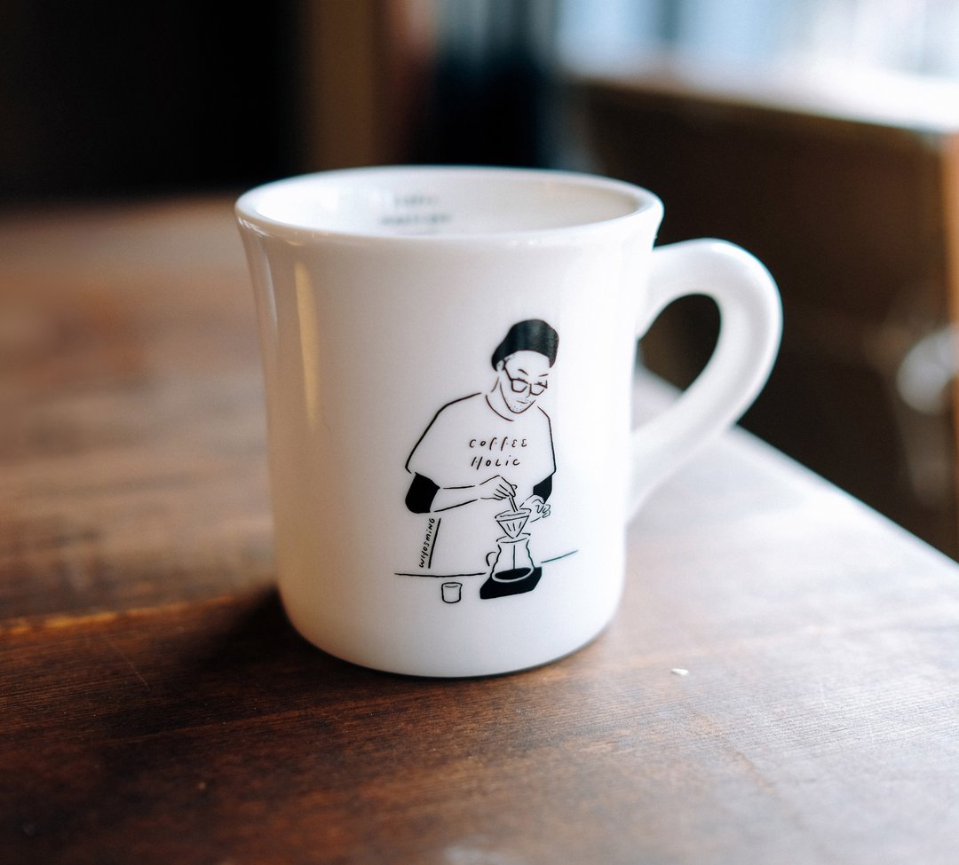 WHOSMiNG × 手纸社 - BARISTA马克杯 - 咖啡杯/马克杯 - 瓷 白色
