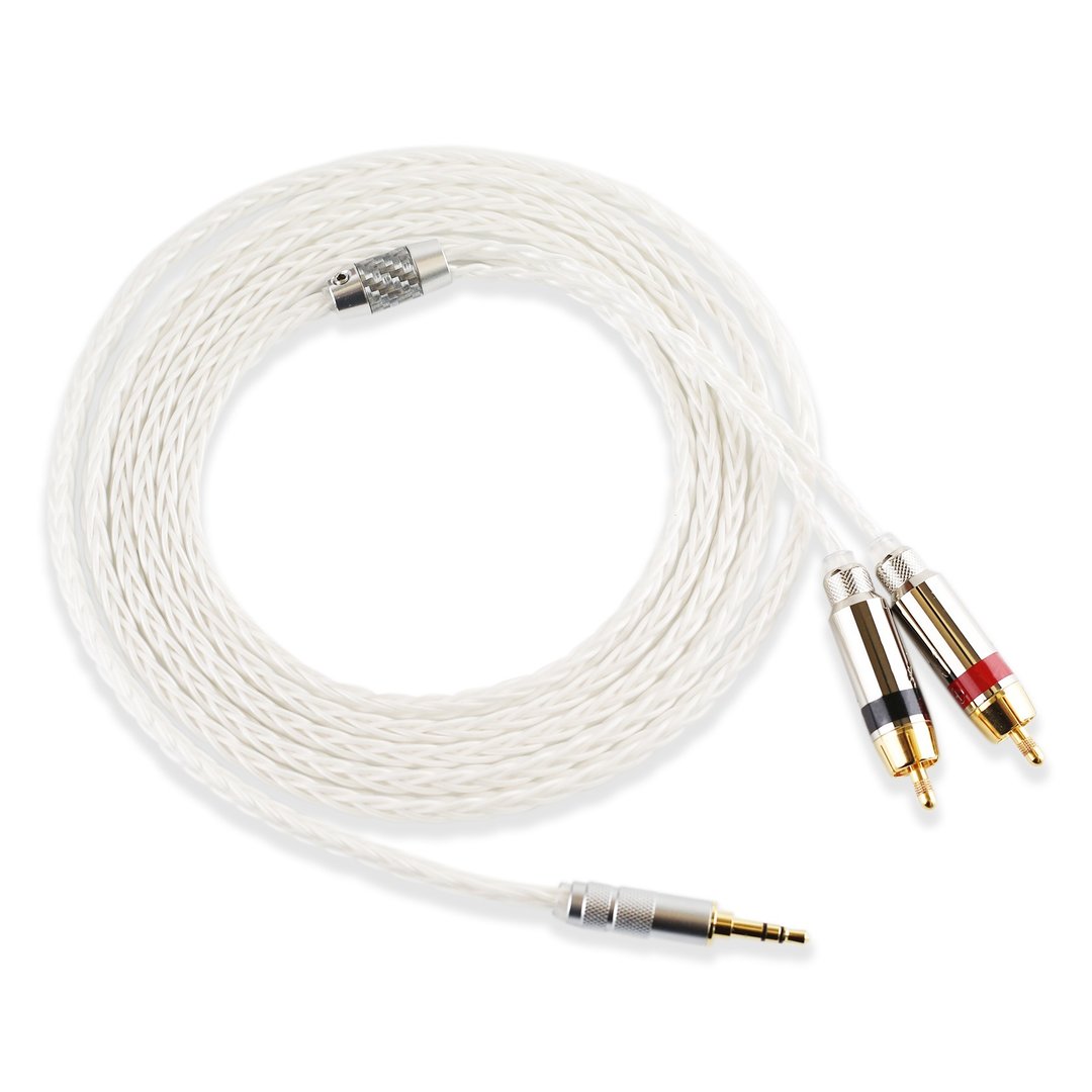【川木】日本HIFI 无氧铜镀纯银 3.5mm 立体转 2rca【W300】 - 数码小物 - 其他材质 