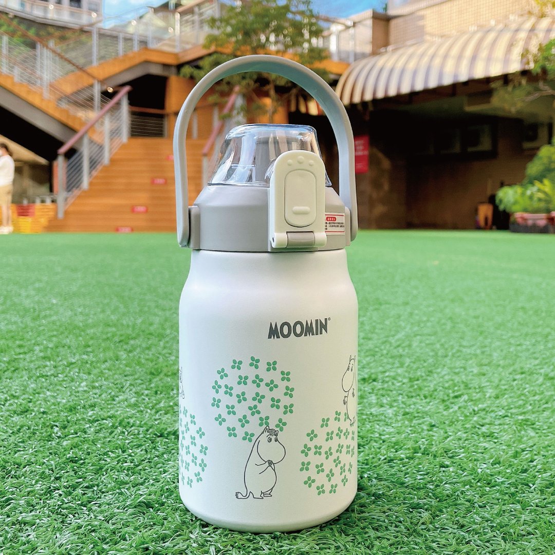 【MOOMIN】大容量保温瓶 姆明谷好朋友 - 保温瓶/保温杯 - 其他金属 