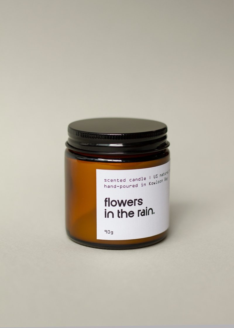 fync by FABILAB | scented candle | flowers in the rain. - 蜡烛/烛台 - 蜡 
