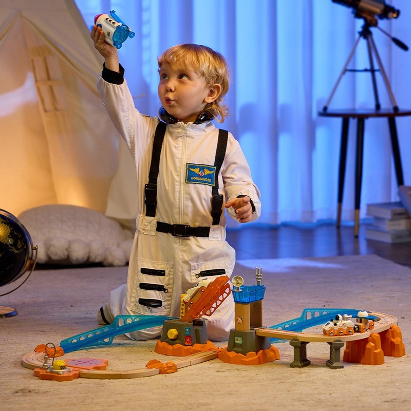 德国Hape 火星发射火车轨道玩具组 - 玩具/玩偶 - 其他材质 多色